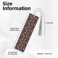 thumbnail image 3 of Kdxio Vintage Floral Print Metal Tassel Bookmarks,Perfect Gift for Art Lovers and Bookworms Metal Bookmarks for Women, 3 of 8
