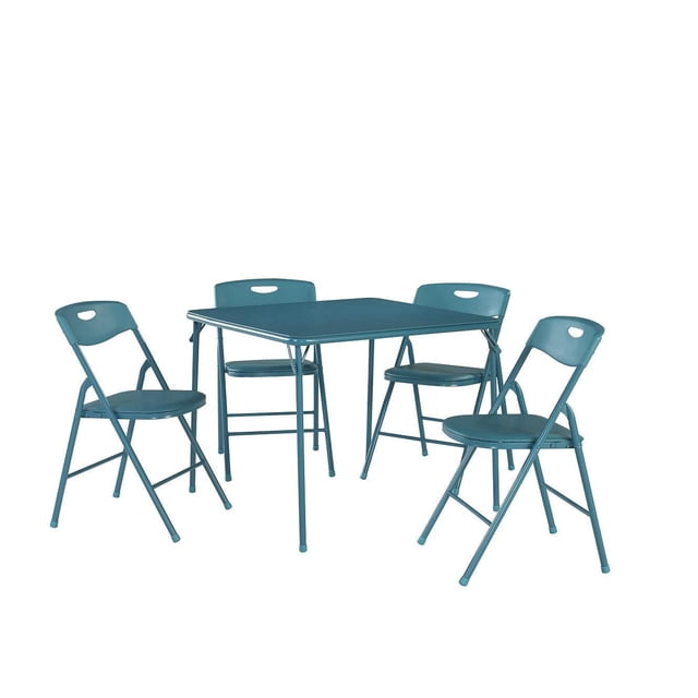 Cosco - Ensemble de table et chaises pliantes, 5 pièces, noir