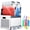 White-12L*2, variant on Memoryfield Commercial Slushy Machine, 12L*3 Stainless Steel Frozen Drink Maker, Self-Cleaning Margarita Slushie Machine for Coffee Shops, Restaurants & Home Use, Black