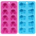 thumbnail image 1 of EASTER Ice Mold Trays ~ Pink & Blue, 1 of 5