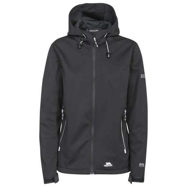 Trespass - Chaqueta Impermeable Softshell Marsa para Mujer (Negro) Trespass UTTP4018_black