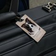 thumbnail image 2 of Border Collie Dog Breed Luggage ID Tags Suitcase Carry-On Cards - Set of 2, 2 of 4