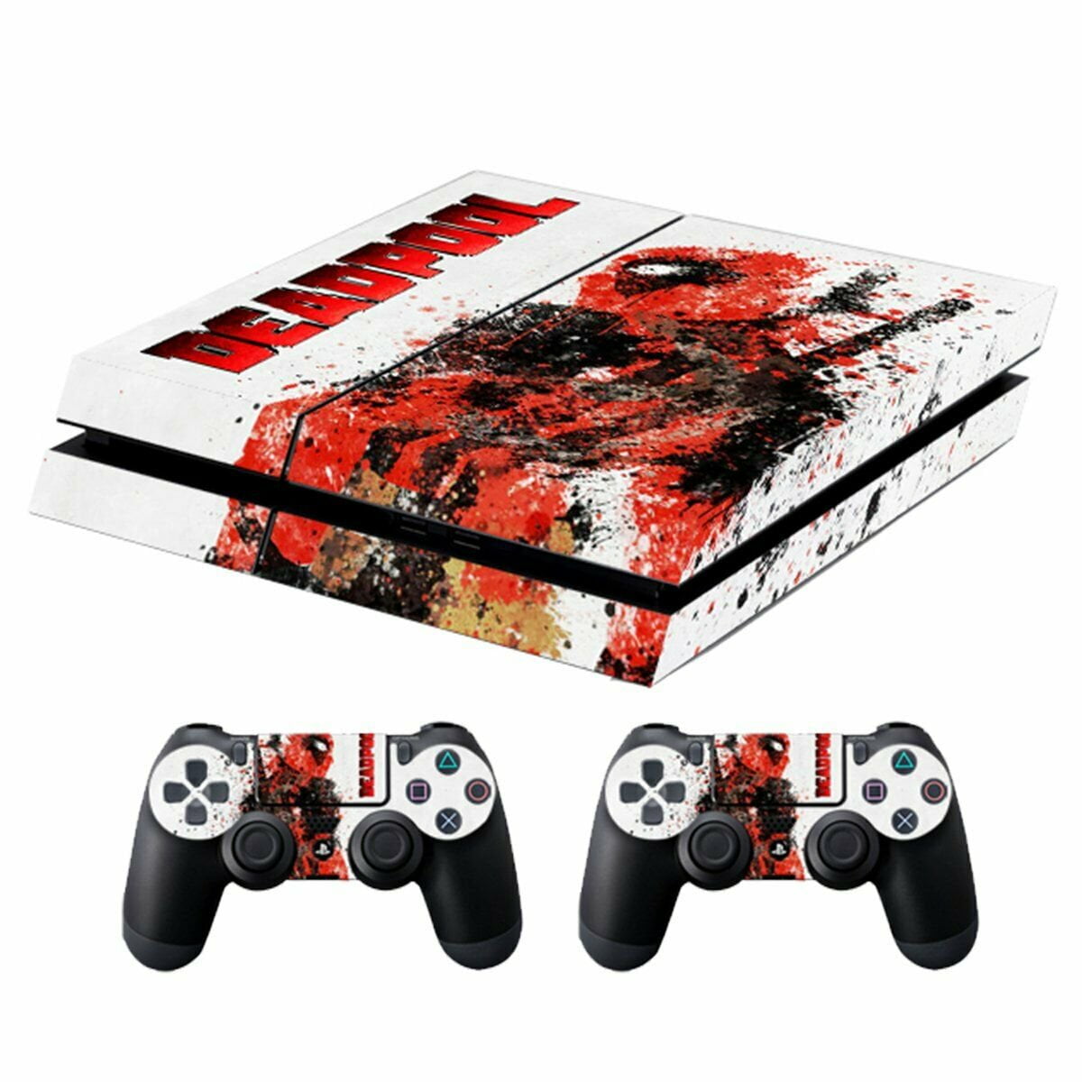 GameXcel Star War Deadpool Vinyl Decal Skin for PS4 Controller and Console Walmart