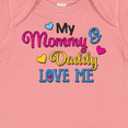 thumbnail image 4 of Inktastic My Mommy and Daddy Love Me with Hearts Boys or Girls Baby Bodysuit, 4 of 5