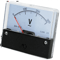 thumbnail image 2 of 5X AC 0-300V Gauge Analog Voltage Panel Meter Voltmeter DH670, 2 of 4