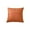 Orange, variant on CASAFUN Patchwork Fabric Pillow Cover, Light Luxury Leather Feel Waterproofing Cushion Cover 18 × 18 Inch Living Room Sofa Bedroom Car