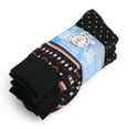 thumbnail image 4 of Polar Heat Socks for Men, 3 Pairs Spandex-Polyester Acrylic Crew Socks, Burgundy, Size 7-12, 4 of 8