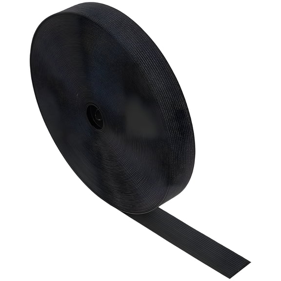 AUQ Heavy Duty Elastic Bands Elastic Band Black Polyester 1 Roll