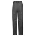 thumbnail image 4 of Sexlip Corduroy Pants for Women Baggy Button Low Rise Barrel Pants Casual Wide Leg Cropped Pant with Pockets Gray M, 4 of 6