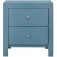 thumbnail image 4 of Glory Furniture Burlington 2 Drawer Nightstand in Teal, 4 of 14