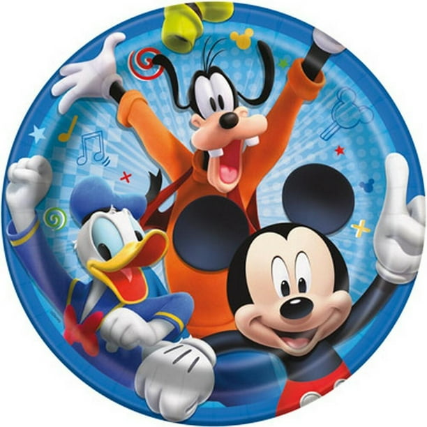 Mickey Mouse 30358670 Plaques de Course Mickey & The Roadster - Pack de 8