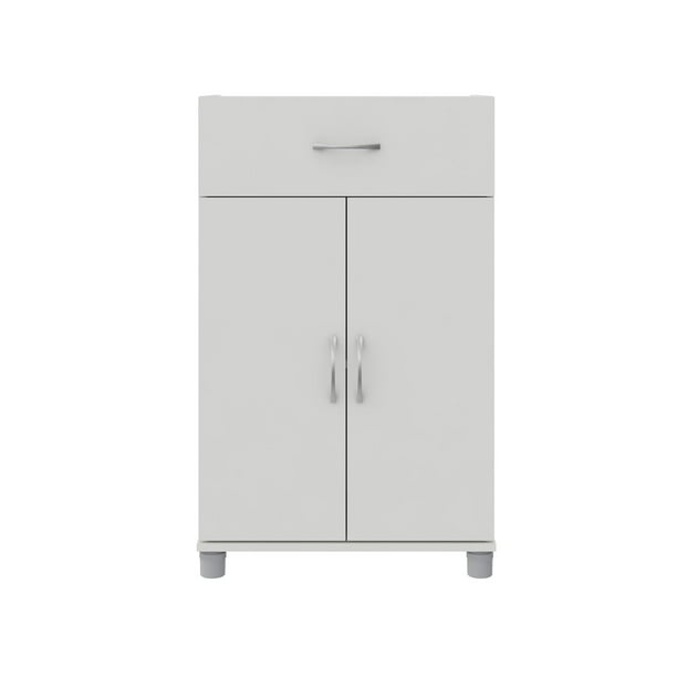 RealRooms Basin 24" Storage Kitchen Pantry Organizer, White