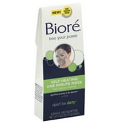 Biore Charcoal Instant Warming Clay Mask, 4 Ea