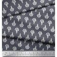 thumbnail image 2 of Soimoi Poly Georgette Fabric Floral Block Print Fabric by The Yard 42 Inch Wide, 2 of 3