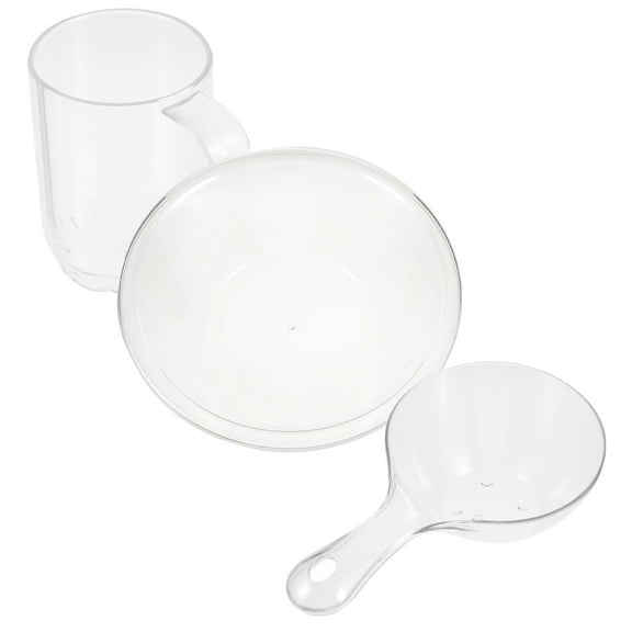 CRILSTYLEO Basin For Facials Transparent For Personal Set 12.58x12.58in