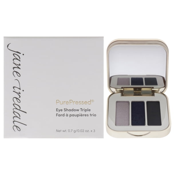 Sombra de ojos PurePressed Eyeshadow Triple - Blue Hour de Jane Iredale para mujer - Sombra de ojos de 0,06 oz