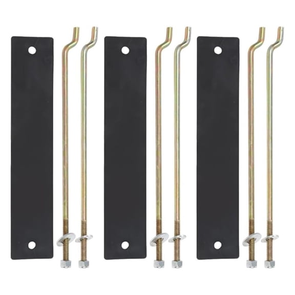 Golf Cart Battery Hold Down Retainer Plate Rod Kit Compatible with Club Car DS and carryall electric Golf Cart 1981-2013