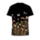 thumbnail image 5 of Blusa de manga corta con cuello en V para mujer, uniforme con estampado de bolsillos, blusa de enfermería Fridja bn6727, 5 of 5