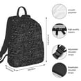 thumbnail image 2 of Disketp Black Scientific Mochila Ligera e Impermeable, Mochila de Día Resistente para Viajes, Senderismo y Uso Diario para Hombre y Mujer, 2 of 7