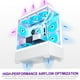 thumbnail image 3 of Funda para PC FOIFKIN F1 con ventilador ARGB ATX Mid-Tower tipo C de 6 PWM, color blanco, 3 of 7