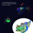 thumbnail image 4 of Poisson-grenouille de Simulation ABS, Poisson-Grenouille de Simulation d'Aquarium, Lumineux pour Aquarium Vert Bleu, 4 of 8