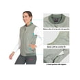 thumbnail image 5 of Little Donkey Andy Lightweight Fleece Lined Golf Hiking Vest for Women Waterproof Softshell Running Casual Sleeveless Jacket Khaki Rice S, 5 of 7