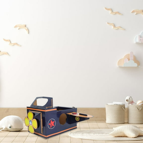 ELAYARD Mini Airplane Toy Paper Model Kit, 1 Piece, Educational Kids Craft, Airplane Costume Accessory