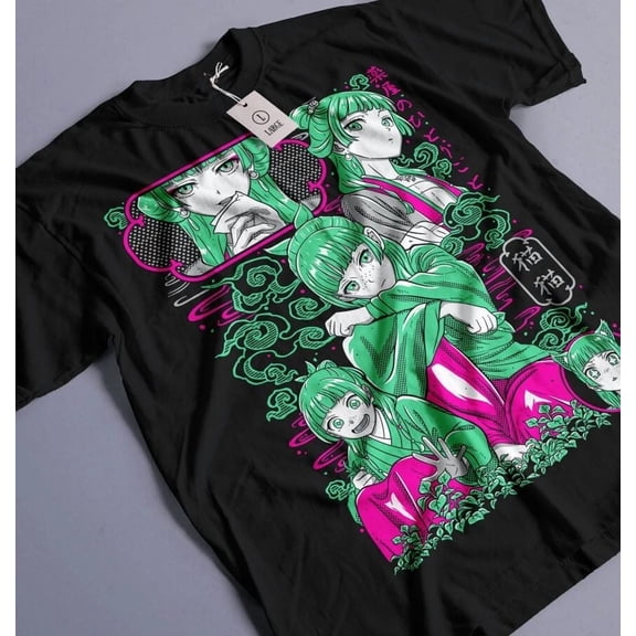 Maomao The Apothecary Diaries Essential T-shirt Anime Black Shirt All Size