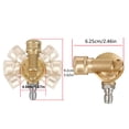thumbnail image 3 of ARCADORA 7 Angle Pivoting Coupler 1/4 Inch Quick Connect Brass 4500 Psi For Pressure Washer Wand Nozzle Cleaning Accessory, 3 of 10