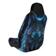 thumbnail image 2 of KLL Cool Blue Light Wolf Pattern Seat Covers,Universal Fit Sedans,Cars,Vans,SUV,Truck, 2 of 5
