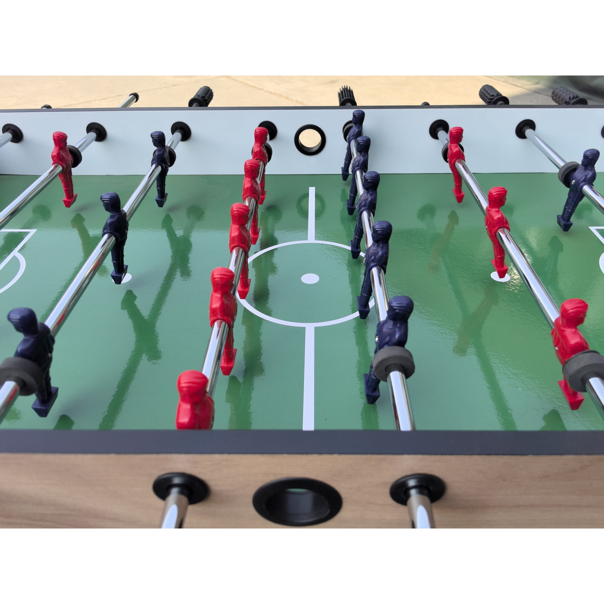 Jopath 48" Foosball Table,Children's Game Table,Table Games for Kids and Adults for Family Game Room Brown