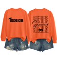 thumbnail image 4 of Luowei Winter Thermal Christmas Sweatshirt, Orange Winter Windproof Leisure Sweatshirt, Senior 2025 Sweatshirt Women Class Of 2025 Long Sleeve Pullover Casual Crewneck Tops Graduation 2025 Shirt, XXL, 4 of 4
