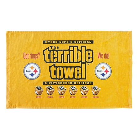 Pittsburgh Steelers Figurine - Pittsburgh Steelers Rings Terrible Towel - No Size