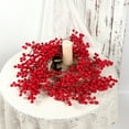 thumbnail image 4 of Lilgiuy Artificial Berry Christmas Garland, 68.90in Red Christmas Berry Garland with Stems for Christmas Halloween Holiday Indoor Craft Fireplace Stairs Table Decor, 4 of 6