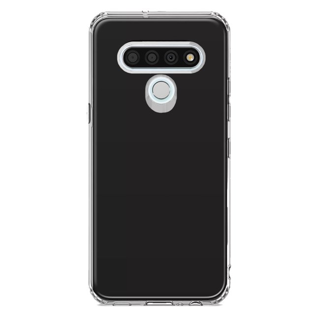 MUNDAZE LG Stylo 6 Étui de Téléphone Hybride Transparente Antichoc Protectrice Rigide Souple Double Couche