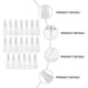 thumbnail image 3 of Refill Perfume Bottle Cosmetic Sprayer Bottle Travel Storage Container Pet Material Sealing 20Pcs, 3 of 4