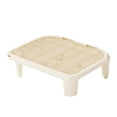 thumbnail image 2 of Rampa para arena para gatos, estera para atrapar arena para gatos, sala de estar, lavabo para gatos de interior beige, 2 of 8
