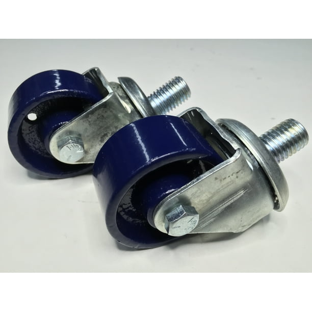 Floor Jack Casters (OEM Blue 2 Pcs) for Lincoln, Walker 93642