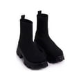 thumbnail image 4 of SIMANLAN Womens Booties Knitted High Top Sock Shoes Fashion Platform Boots, 4 of 5