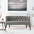 thumbnail image 2 of Celine Tufted Canapé Nailhead Accents Uptown Gris, 2 of 16