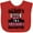 Red, variant on Inktastic Im Not Just Daddys Little Im a Truckers Daughter Girls Baby Bib