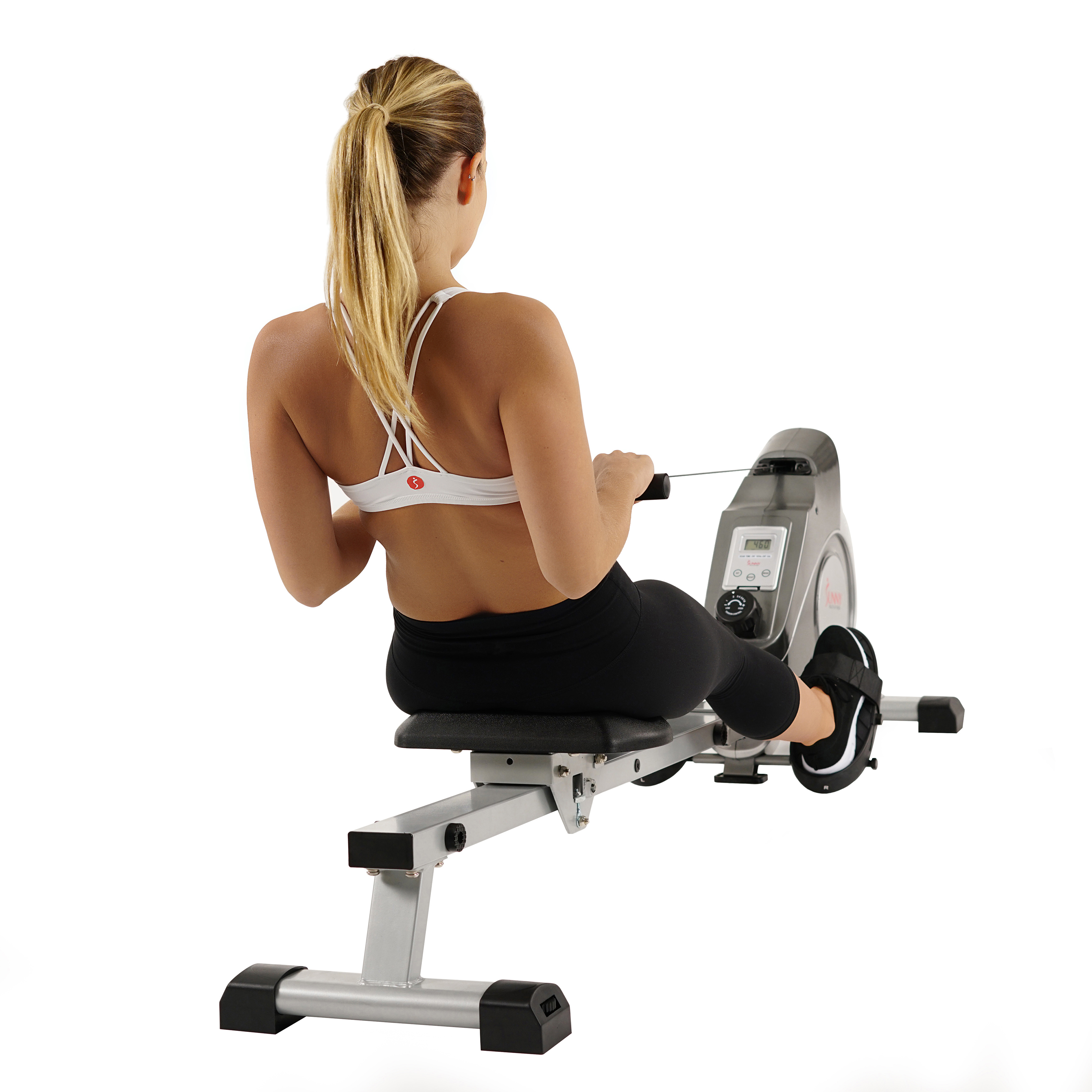 Sunny Health & Fitness Smart Magnetic Rowing Machine with Extended Slide Rail with Optional Exclusive SunnyFit® App Enhanced Bluetooth Connectivity SF-RW5515 - image 10 of 11