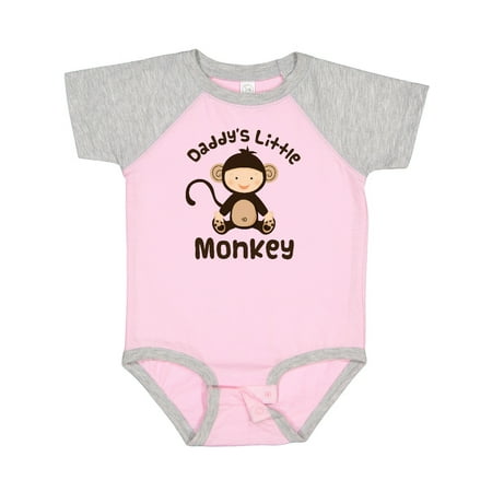 

Inktastic Daddys Little Monkey Gift Baby Boy or Baby Girl Bodysuit