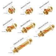 ROZYARD Brass Bulkhead Fitting for Water Tanks Garden Hoses, Resistant Design