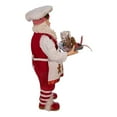 thumbnail image 3 of Kurt S. Adler Fabriché™ 11-Inch Holiday Gingerbread Chef Santa Fabric Figurine, 3 of 4