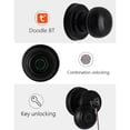 thumbnail image 4 of Cerradura de puerta Tuya, cerradura de puerta inteligente redonda compatible con Bluetooth para puerta gruesa de 35-55MM, 4 of 9