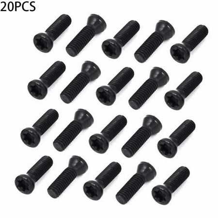 

20pcs Insert Torx Screw for Carbide Inserts Lathe Tool & Screwdriver M3.5*12mm