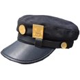 thumbnail image 1 of Xcoser Teens Jotaro Cosplay Visored Baseball Cap Hat Props Emblem, 1 of 2