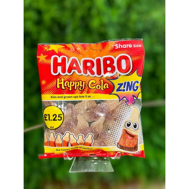 Haribo Happy Cola Zing Share Size Bag Pouch 140g - Walmart.com