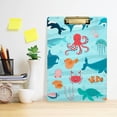 thumbnail image 6 of Coolnut Sea Life Clipboard, Acrylic Standard A4 Letter Size Clip Board with Low Profile Clip for Office, Classroom, Doctor, Nurse and Teacher, 12.5"x9", 6 of 7